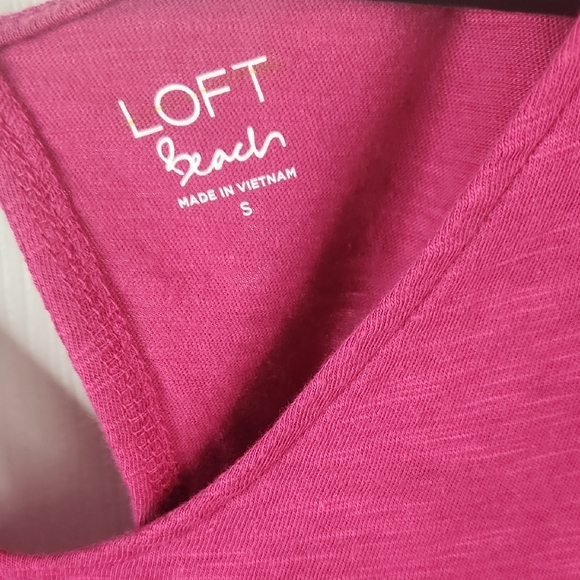 LOFT Berry Long Sleeve Romper - Picture 2 of 5